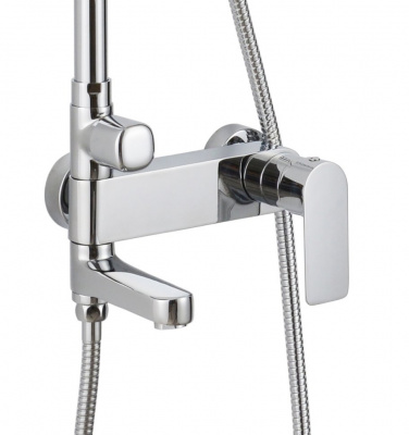 Душевая система со смесителем на ванну Real F6333367CP-A-RUS Bravat фото в интернет-магазине Русалия