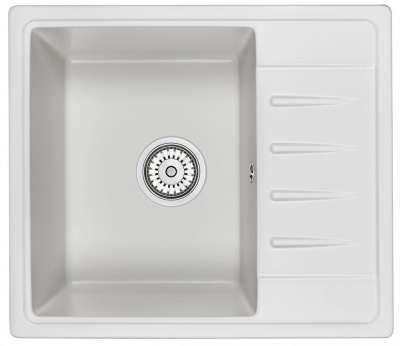Кухонная мойка GRANULA Standart (5803, БЕЛЫЙ) фото в интернет-магазине Русалия