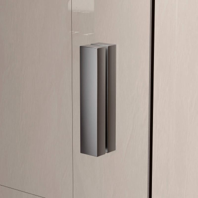 Шторка на ванну RGW SC-40, стекло прозрачное, профиль хром фото в интернет-магазине Русалия