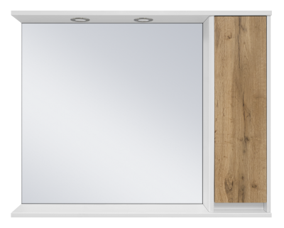 Зеркальный шкаф Адриана 90 правый П-Адр03090-01П Misty фото в интернет-магазине Русалия