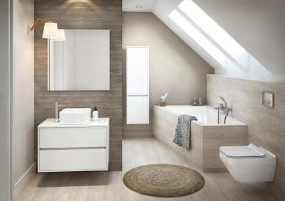 Ванна акриловая Crea 160х100 левая WA-CREA*160-L Cersanit фото в интернет-магазине Русалия