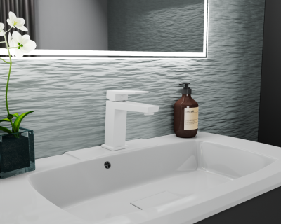 Смеситель для умывальника RUSH Thira (TR3635-12White) фото в интернет-магазине Русалия