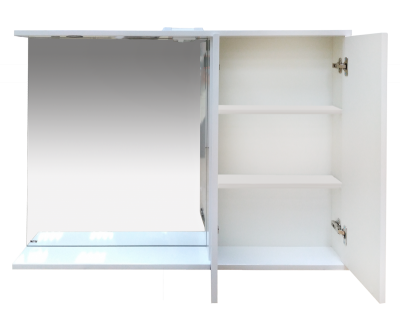 Зеркальный шкаф Куба 120 правый П-Куб-01120-011П Misty фото в интернет-магазине Русалия