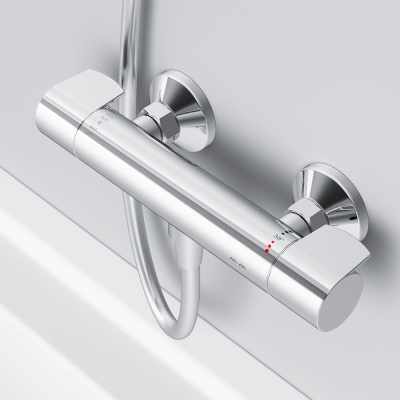 F85A40000 X-Joy, смеситель д/душа с ТМС, хром фото в интернет-магазине Русалия