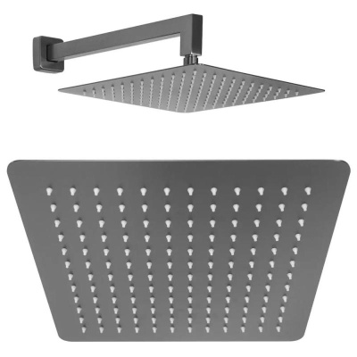 Душевая система встраиваемая Hansberge H6075BG, графит фото в интернет-магазине Русалия