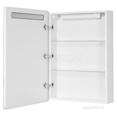 Зеркальный шкаф AQUATON Америна 60 левый белый 1A135302AM01L фото в интернет-магазине Русалия
