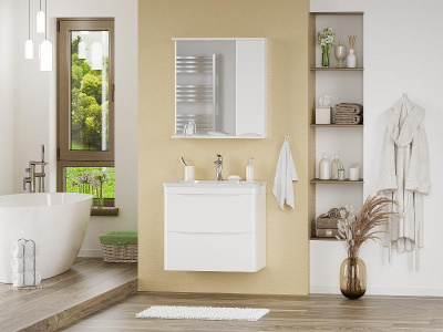 Зеркальный шкаф Атлантик 70 правый П-Атл-4070-010П Misty фото в интернет-магазине Русалия