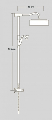 Душевой гарнитур Agatha Cromo VR.AGA-9940.CR Veragio фото в интернет-магазине Русалия