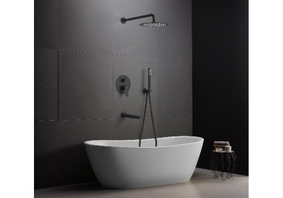 Set 4 в 1 душевой комплект AQUATEK, матовый черный AQ1173MB БЕТТА фото в интернет-магазине Русалия