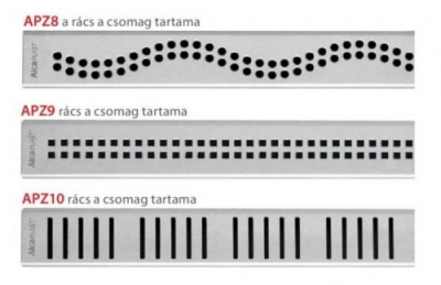 Водоотводящий желоб с решеткой Simple APZ10-650M Alcaplast фото в интернет-магазине Русалия