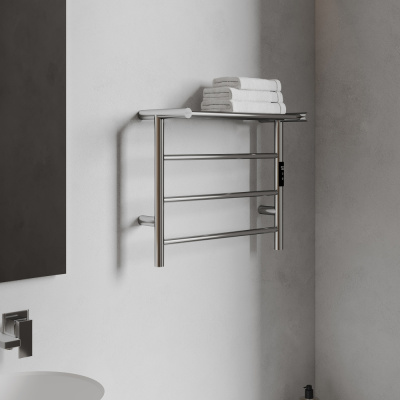 Полотенцесушитель электрический ABBER Standard AH4614 хром фото в интернет-магазине Русалия