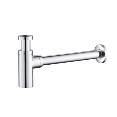 Металлический хромированный сифон для раковины S-LSQ01 Savol фото в интернет-магазине Русалия