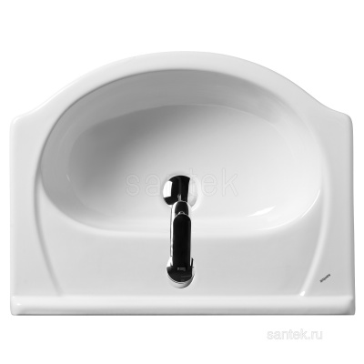 Раковина Santek Линда 55 отверстие под смеситель 1WH110156 фото в интернет-магазине Русалия