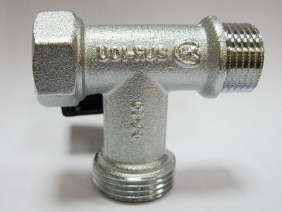 Кран трехпроходной 3/4"-1/2" Miami 877 Bugatti фото в интернет-магазине Русалия