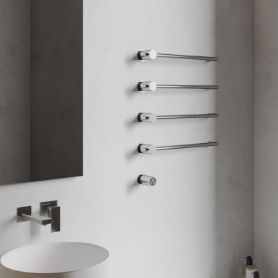 Полотенцесушитель электрический ABBER Charme AH4004 хром фото в интернет-магазине Русалия