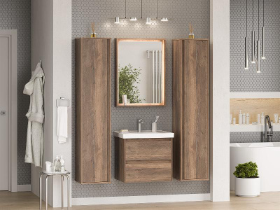 Тумба Dallas 60 подвесная с раковиной Dreja Grace 60 Brevita фото в интернет-магазине Русалия