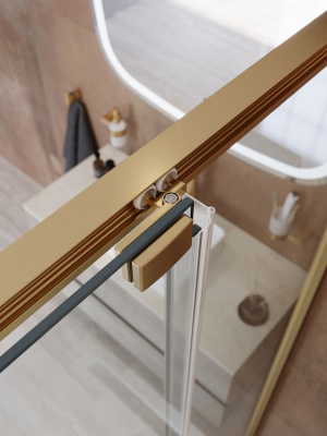 Душевая дверь CEZARES LUX-B-FS-11-120-C-BORO фото в интернет-магазине Русалия