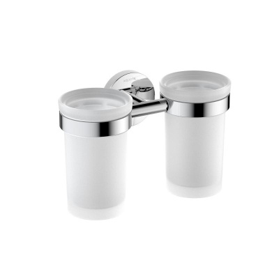 Стакан с держателем двойной AQUATEK AQ4117CR ЕВРОПА фото в интернет-магазине Русалия