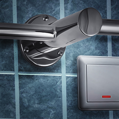 Полотенцесушитель электрический Aura 1200*600 Energy фото в интернет-магазине Русалия