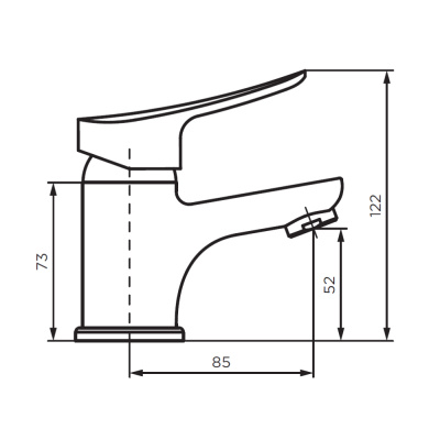 D1002100 Norma смеситель для умывальника фото в интернет-магазине Русалия