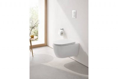 Унитаз подвесной безободковый 3957100H Essence Ceramic Grohe фото в интернет-магазине Русалия