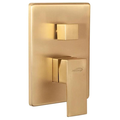 Душевая система встраиваемая (без излива) Hansberge H6070MG, матовое золото фото в интернет-магазине Русалия