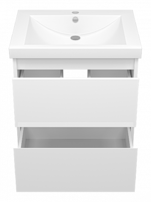 Тумба Алиса 58 подвесная с раковиной Misty Алиса 58 Misty фото в интернет-магазине Русалия