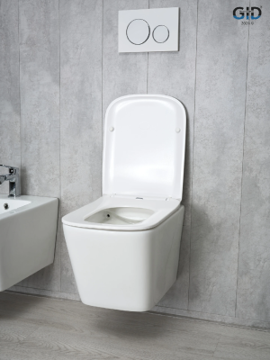 Унитаз подвесной Gid Tr2143 62257Y белый 49x34x36 фото в интернет-магазине Русалия