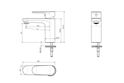 AQ1830MB НИКА SET 3 в 1 (AQ1810MB + AQ1840MB + AQ2017MB ) Aquatek фото в интернет-магазине Русалия