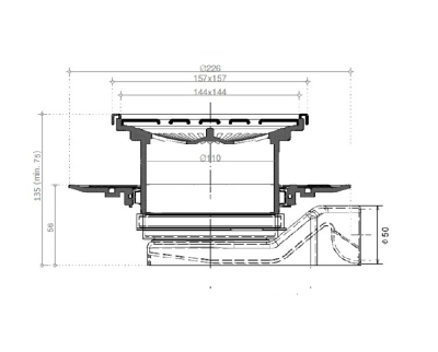 Точечный трап Pestan Confluo Standard 15х15 Plate (13702560) фото в интернет-магазине Русалия