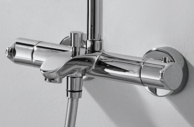 Душевая система с термостатом на ванну Waterfall F639114C-A2-RUS Bravat фото в интернет-магазине Русалия