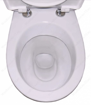 Унитаз - компакт с сиденьем микролифт Анимо 302137 наклонный Сантек фото в интернет-магазине Русалия