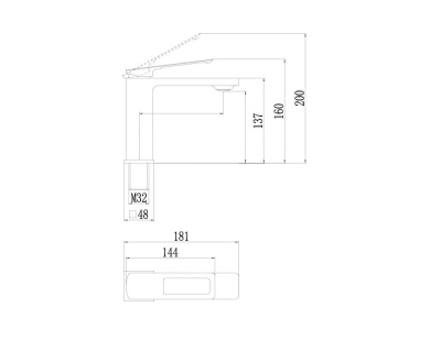 Смеситель для раковины Savol (S-009001Q) фото в интернет-магазине Русалия