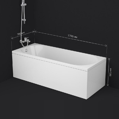 W94A-170-070W-A1 X-Joy Ванна акриловая 170х70 Am.Pm фото в интернет-магазине Русалия