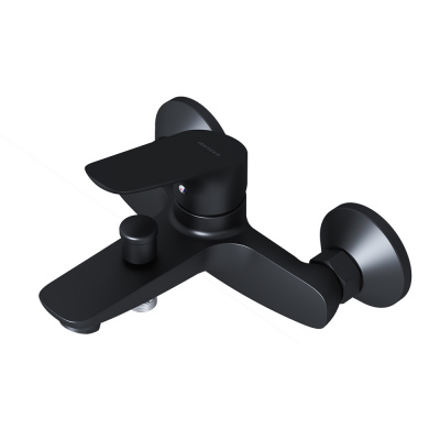 771000301 Jupiter, смеситель для ванны и душа, черный фото в интернет-магазине Русалия