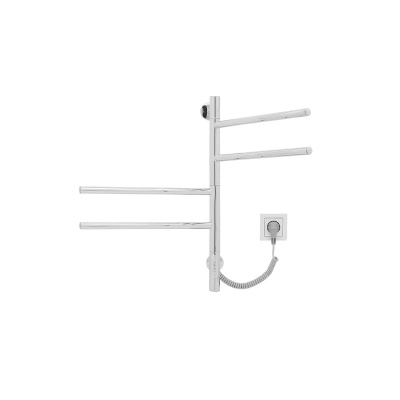 Полотенцесушитель электрический Vincea VTD-1S1CE 43x60, хром, таймер фото в интернет-магазине Русалия