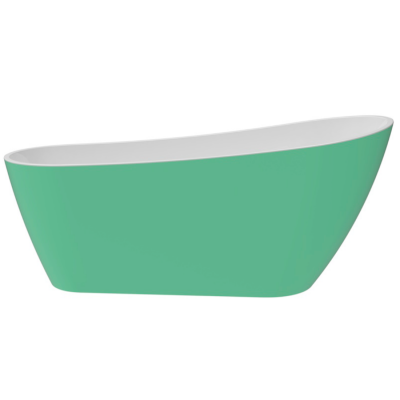 Ванна отдельностоящая акриловая Delice Riviera 170х74 зеленая матовая DLR440103G фото в интернет-магазине Русалия