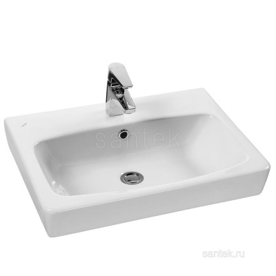 Раковина Santek Нео 55 отверстие под смеситель 1WH302185 фото в интернет-магазине Русалия