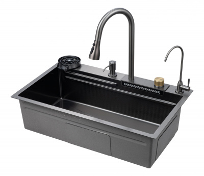 Мойка кухонная с водопадом Savol (S-SC003Q) фото в интернет-магазине Русалия