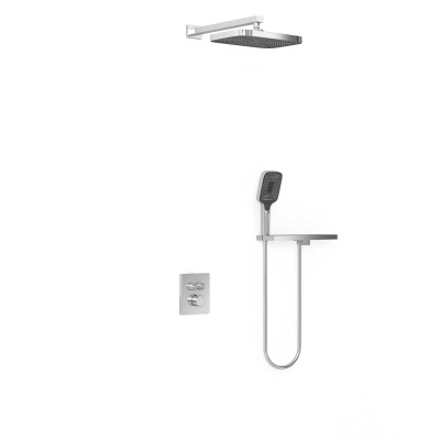 Душевой комплект VSFW-321MT1RCH встраиваемый, термостатический, двухрежимный, хром Vincea фото в интернет-магазине Русалия