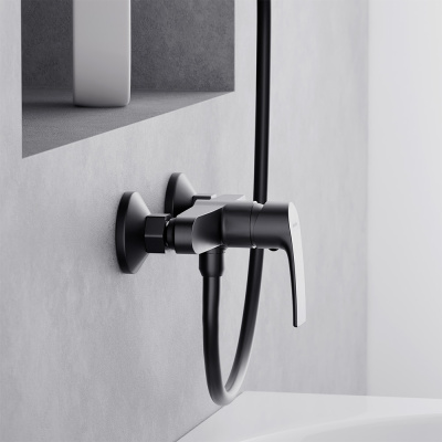 482000300 Eclipse 2.0, смеситель для душа, черный Damixa фото в интернет-магазине Русалия