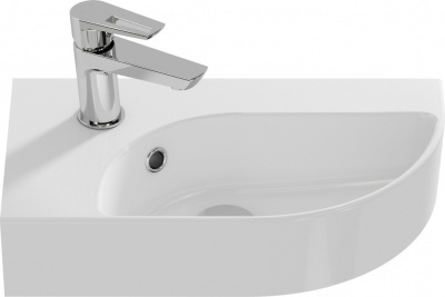 Умывальник угловой Cameo 45 А63405 левая Cersanit фото в интернет-магазине Русалия
