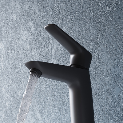 D40102122 Prime new cмеситель для умывальника, черный фото в интернет-магазине Русалия