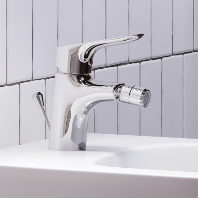 770240000 Jupiter, смеситель для биде с донным клапаном, хром фото в интернет-магазине Русалия