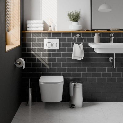 ESTI-Q Клавиша смыва 246 х 165 мм, белый глянцевый, пластик IBERICA BLANCA фото в интернет-магазине Русалия