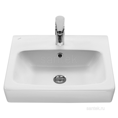 Раковина Santek Нео 50 отверстие под смеситель 1WH302184 фото в интернет-магазине Русалия