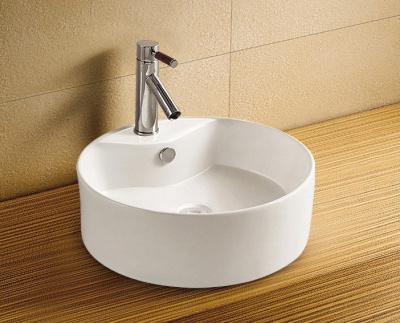 Раковина накладная круглая AZ3018 Azario фото в интернет-магазине Русалия