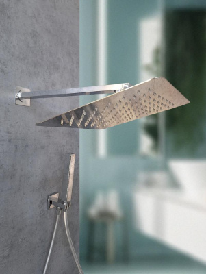 Душевая система с термостатом Cascata 040103 Cr AltroBagno фото в интернет-магазине Русалия