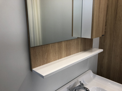 COMFORTY. Зеркало-шкаф "Рига-70" дуб сонома фото в интернет-магазине Русалия