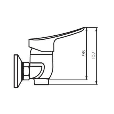 D1020000 Norma смеситель для душа фото в интернет-магазине Русалия